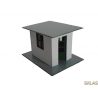H0 - caseta de hormigón con puerta abatible