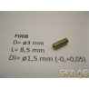 V - Volante de inercia 3x8,5 D1,5