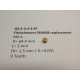 E - Engranaje R M0,4 - 4,4x3-9T