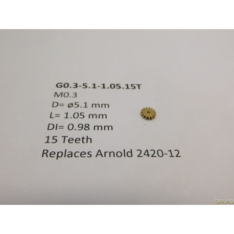 E - Engranaje R G0.3-5.1-1.05.15T