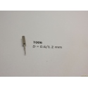 A - Pasador de repuesto para T005 Diam. 0,6 mm