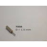 A - Pasador de repuesto para T005 Diam. 1,0 mm
